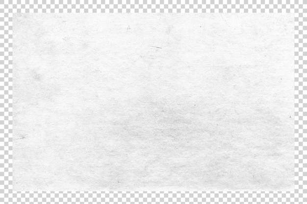 White paper texture on transparent background