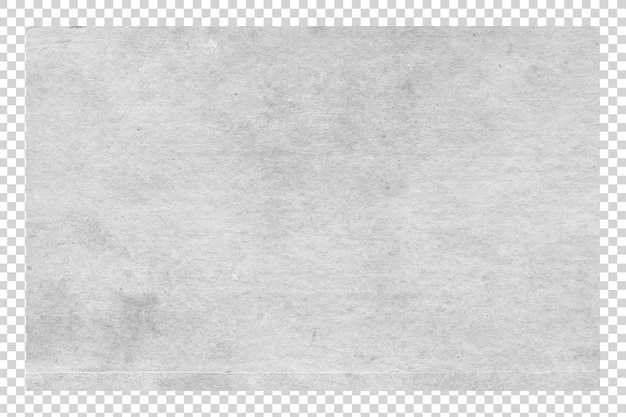 White paper texture on transparent background