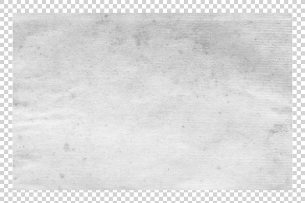 White paper texture on transparent background