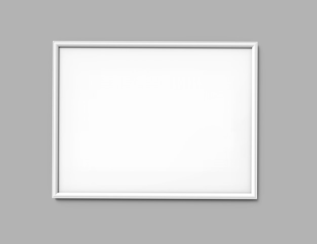 White photo frame