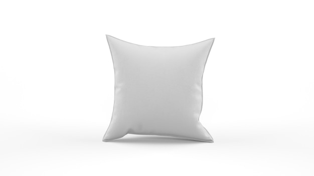 White pillow isolated