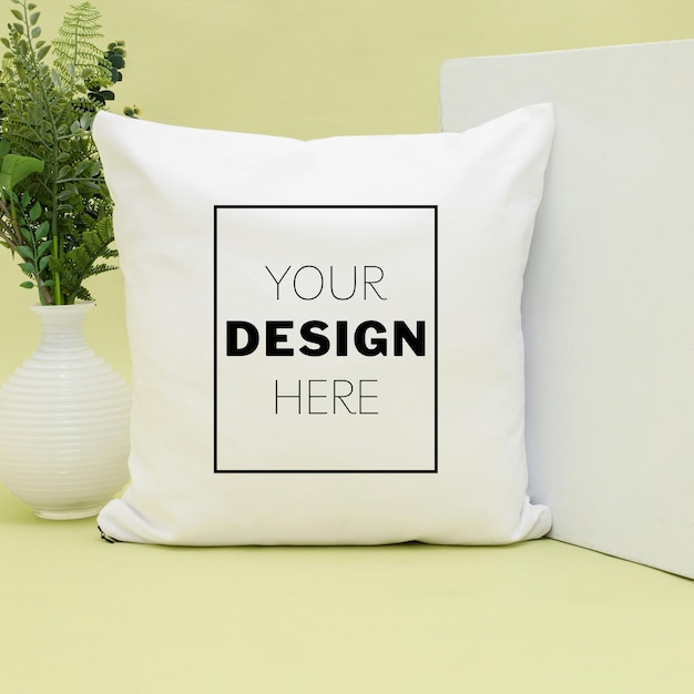 PSD white pillow mockup psd