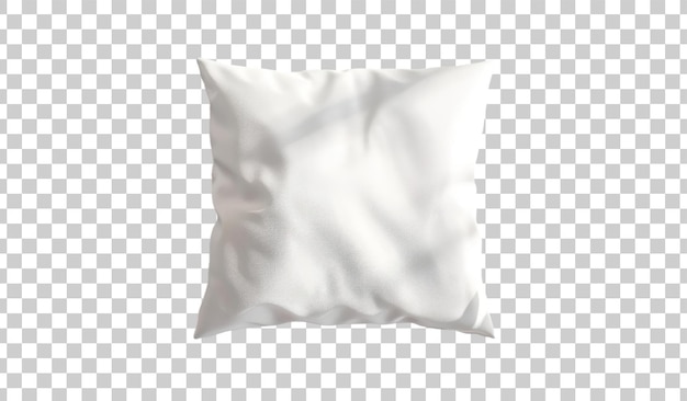 White Pillow Mockup with tranparent background