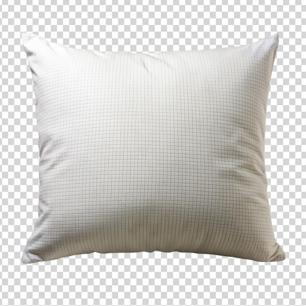 A white pillow on transparent background