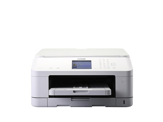 a white printer on a table