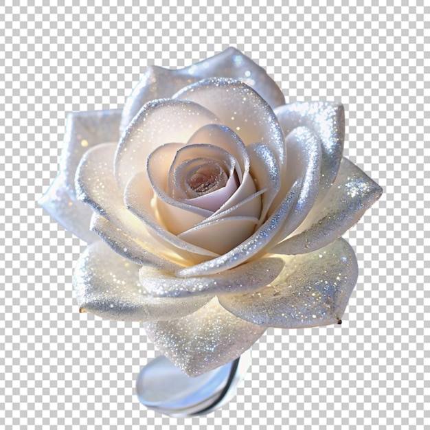 PSD a white rose