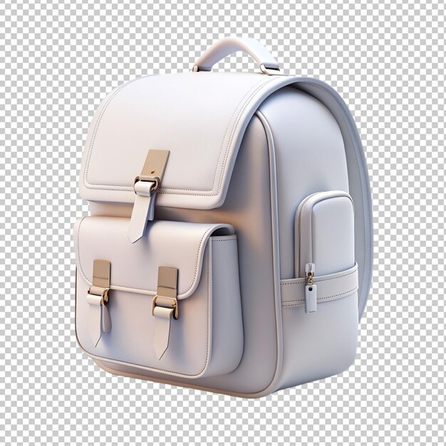 white school bag