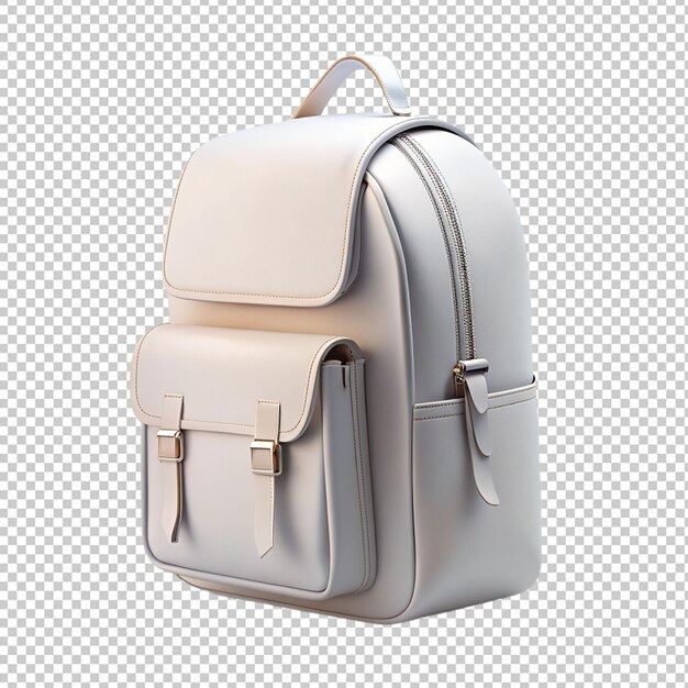 white school bag