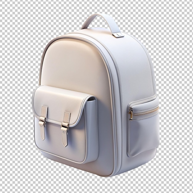 white school bag