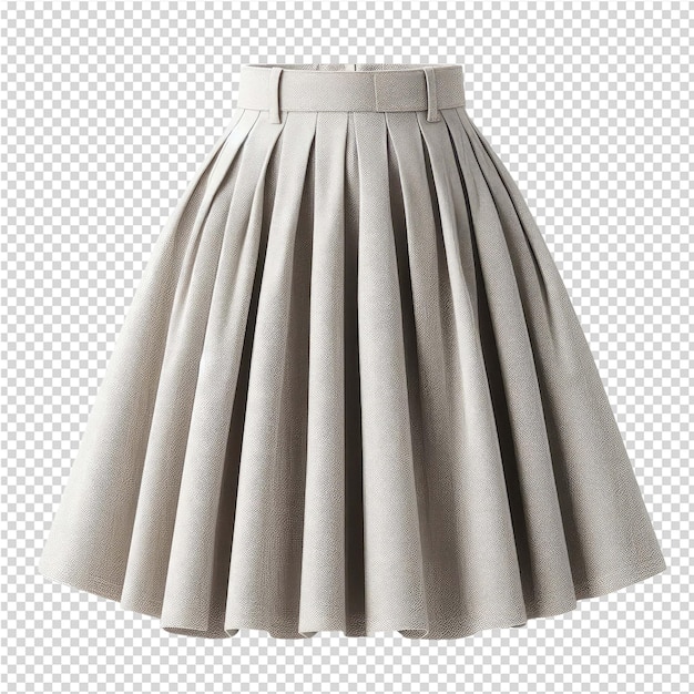 PSD a white skirt with a white skirt on it