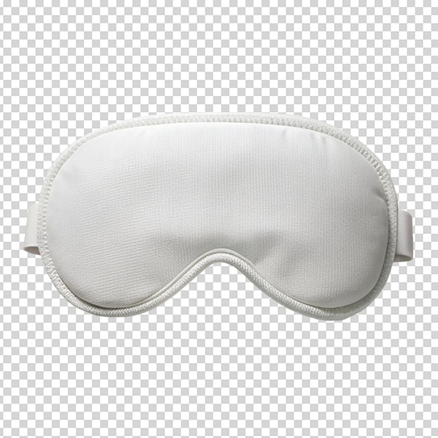 PSD white sleep mask isolated on white background