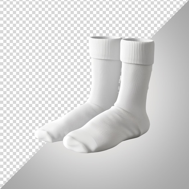 PSD white socks mockup png