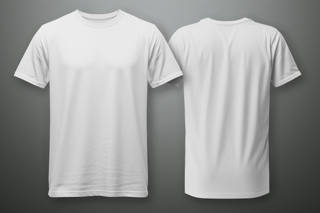 White tshirt mockup psd