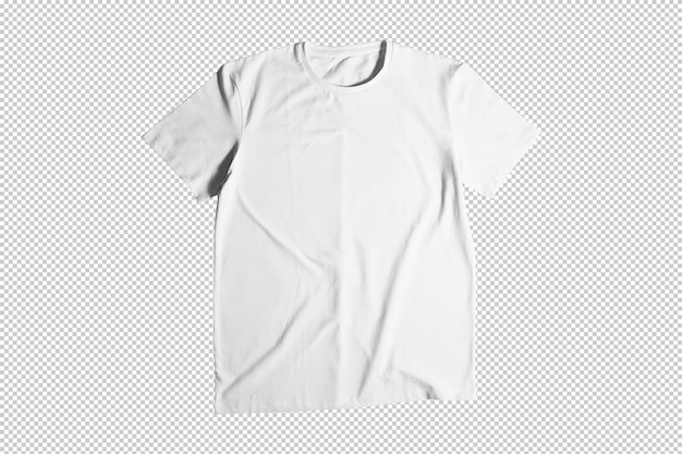 PSD white tshirt mockup with gray space background