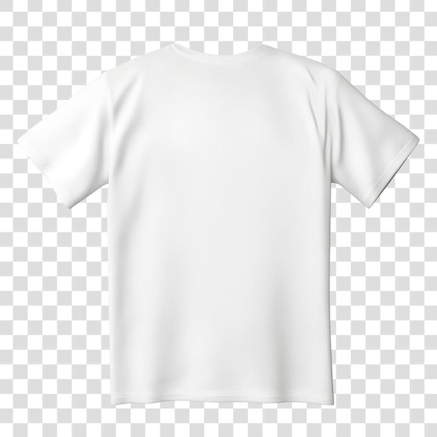 White tshirt png mockup casual fashion transparent background