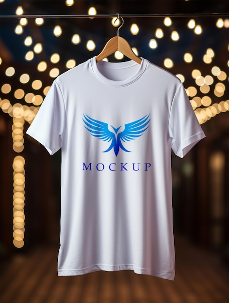 White tshirts mockup design