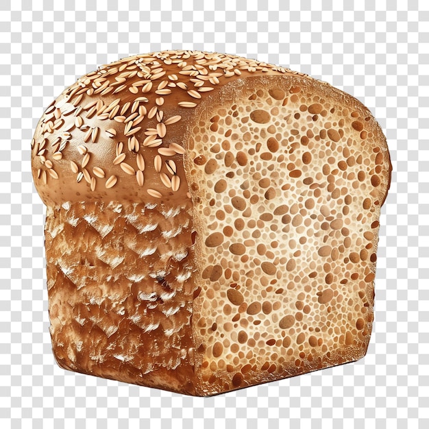 PSD whole grain bread realistic