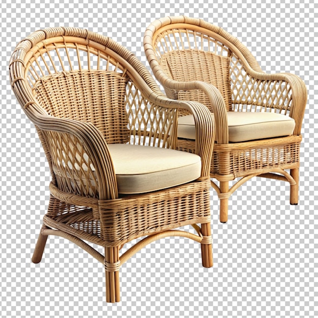 PSD wicker chairs