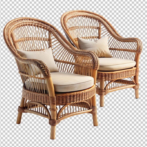 PSD wicker chairs