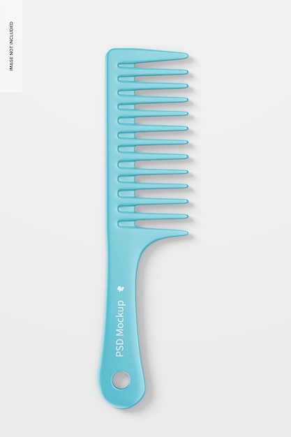 Wide Tooth Comb Mockup