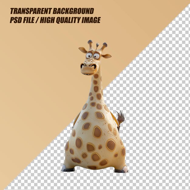 PSD wildlife concept on transparent background png