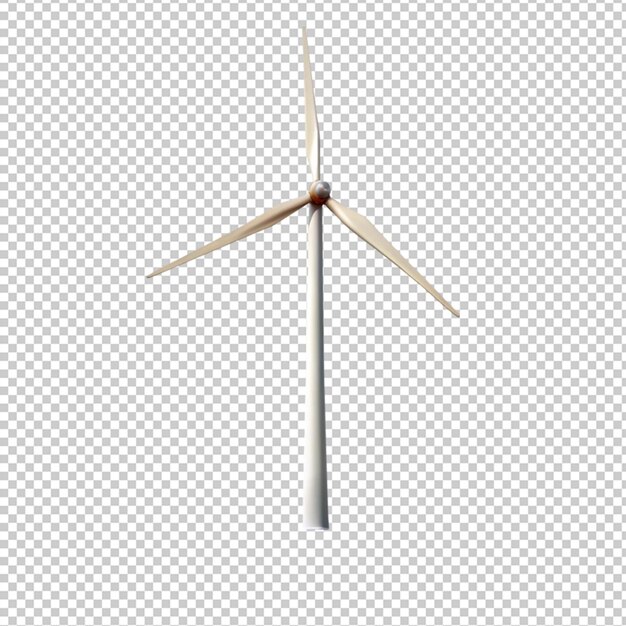 PSD wind turbine on ground