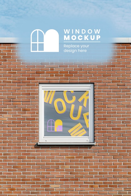 PSD window design mockup