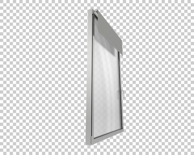 PSD window isolated on background 3d rendering illustration