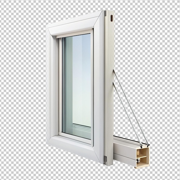 PSD window profile on transparent background