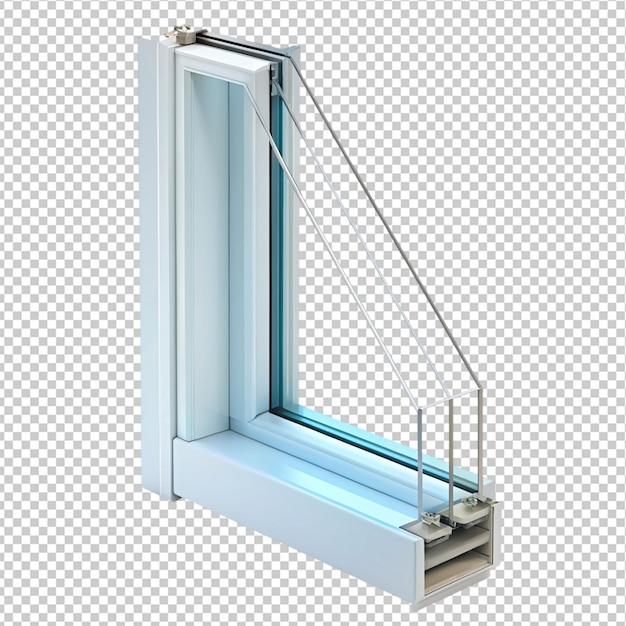 PSD window profile on transparent background