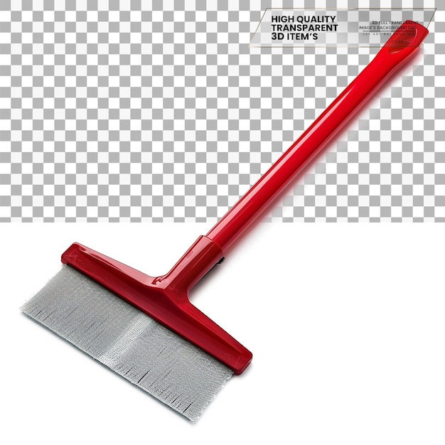 PSD window squeegee tool for cleaning windows on transparent background