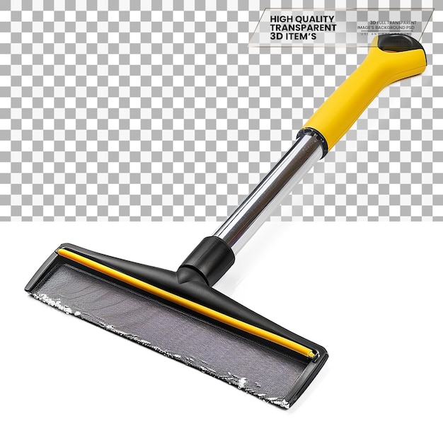 PSD window squeegee tool for cleaning windows on transparent background