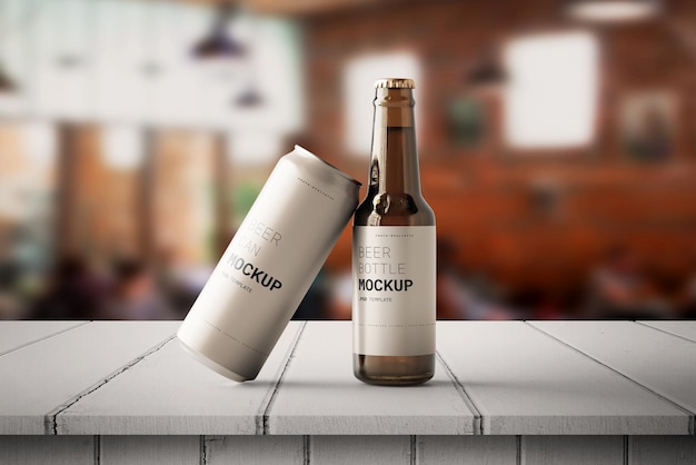 PSD wine bottle mockup