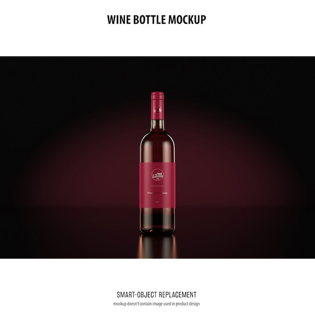 Wine Bottle Mockup