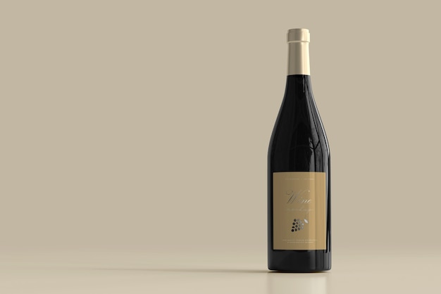 Wine Bottle Mockup