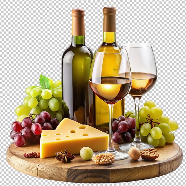 PSD wine and food arrangement