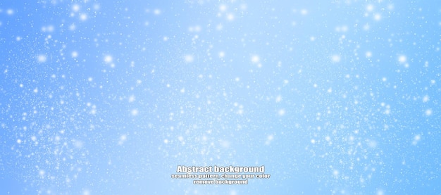 Winter Abstract Snowflake Texture Pattern with Color Customization and Transparent Background