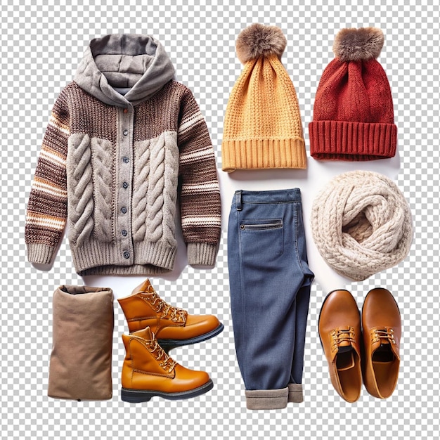 PSD winter clothing items