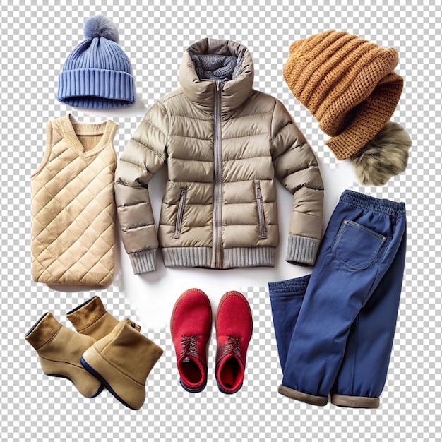 PSD winter clothing items