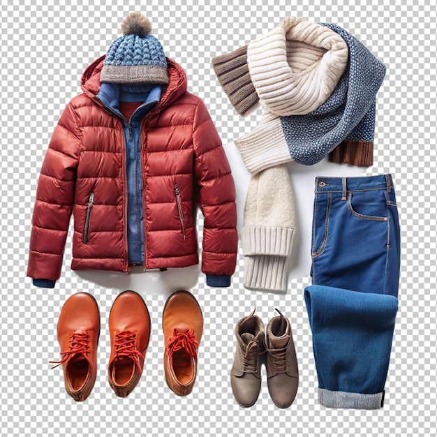 Winter clothing items