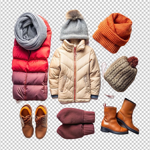 PSD winter clothing items