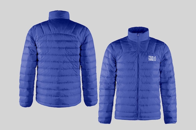 Winter jacket mockup