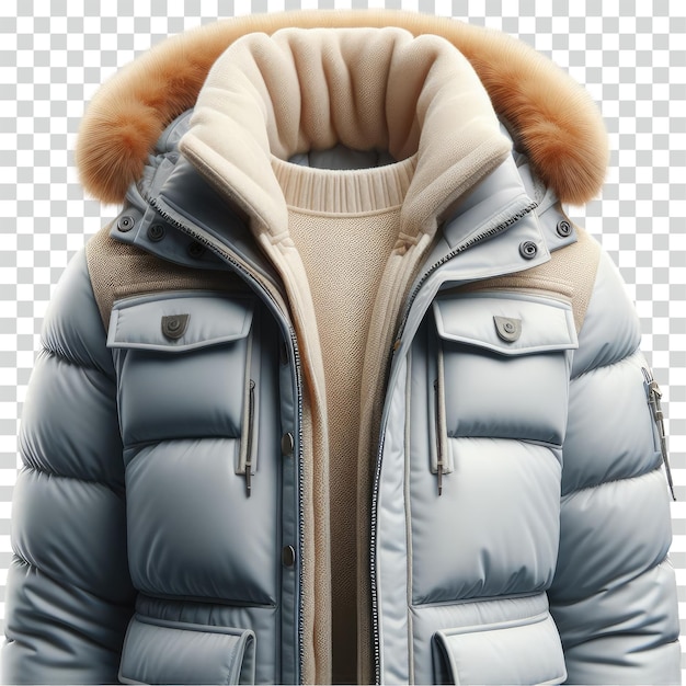 winter jacket transparent background