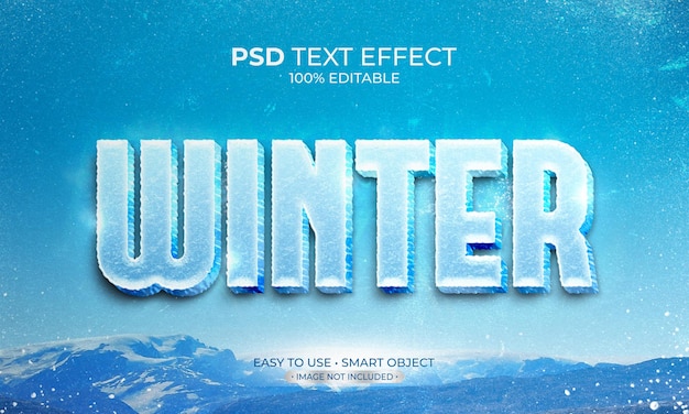 WINTER TEXT EFFECT