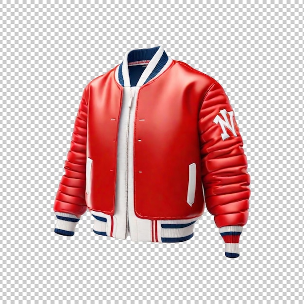 Winter varsity jacket isolated Premium Psd