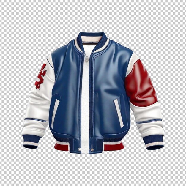 Winter varsity jacket isolated Premium Psd