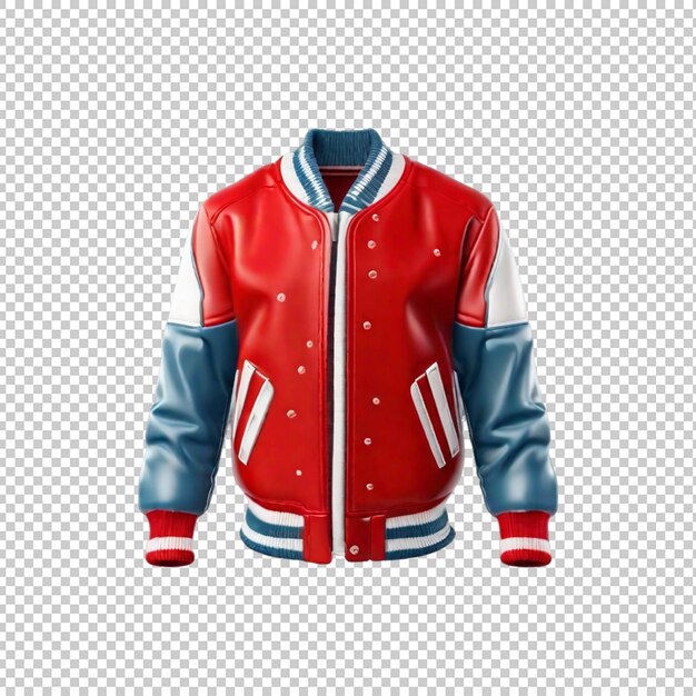 Winter varsity jacket isolated Premium Psd