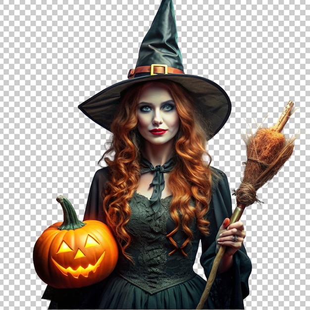 a witch for Halloween