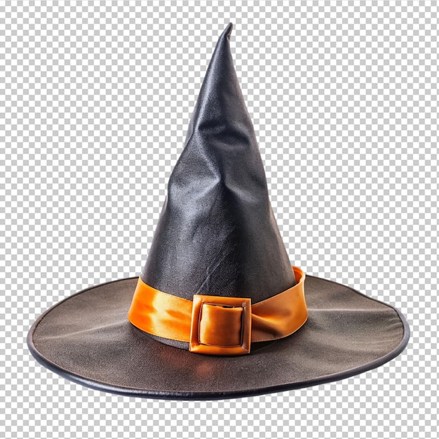 PSD witch hat on transparent background