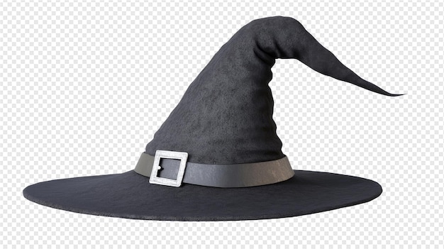 PSD a witch hat with a black hat and a black hat